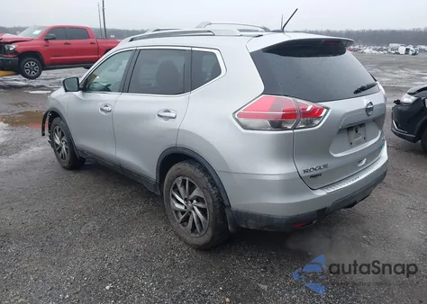 2014 Nissan Rogue Sl из США, поврежденный, VIN 5N1AT2MVXEC856047